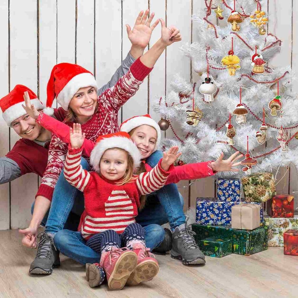 Mushroom Ornaments Christmas Decoration